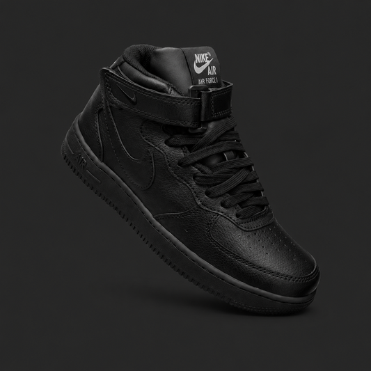 Essential AF1 Mid Triple Black