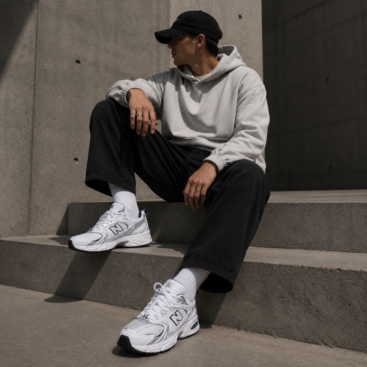 New Balance 530 Silver White