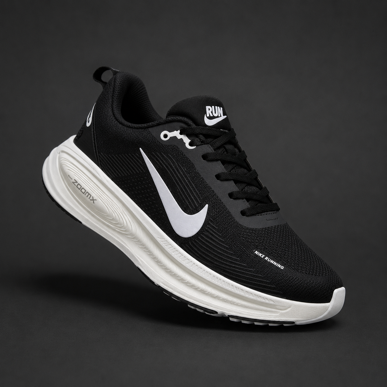 Nike Zoom Run Black White