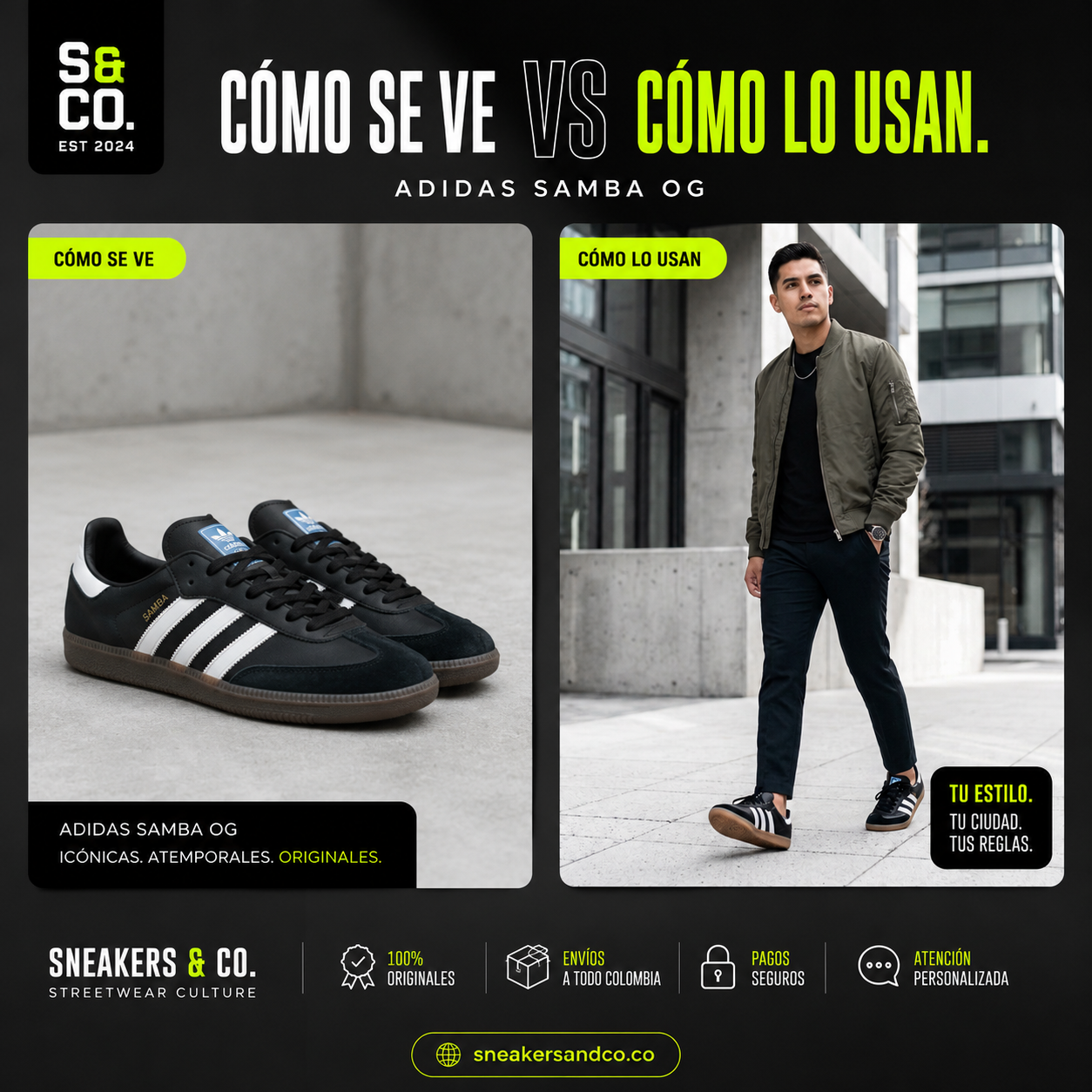 ESSENTIAL SAMBA BLACK