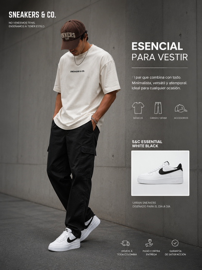 Essential White Black