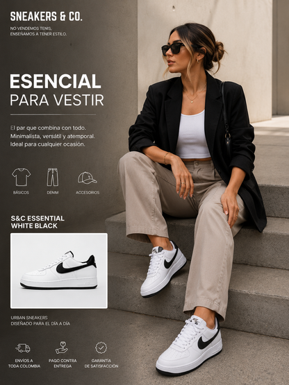 Essential White Black