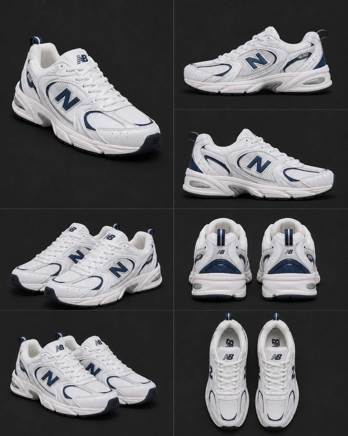 Retro Runner White Blue