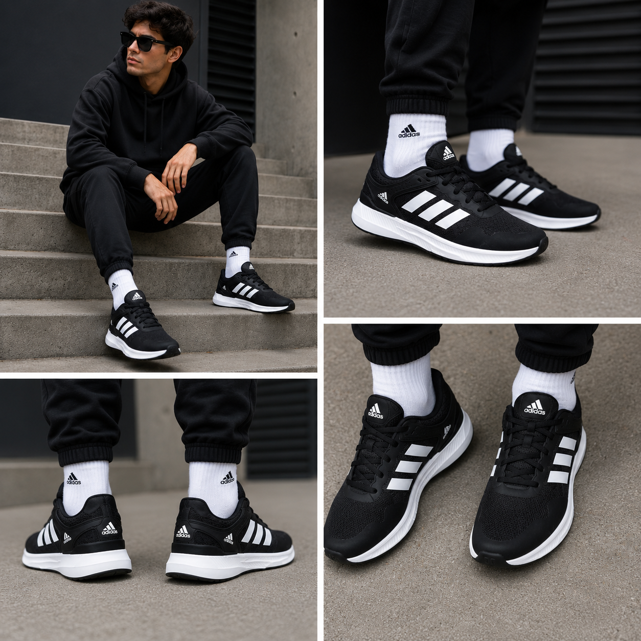 Velocity Black White